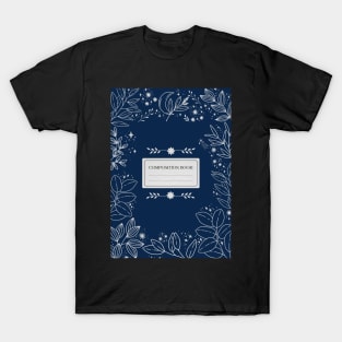 Aesthetic Floral Composition Book T-Shirt